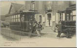 838 C/ CPA  LONGWY BAS  (54) SALLE D'ATTENTE DES TRAMWAYS - Longwy