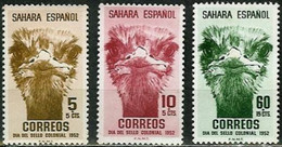 SPANISH SAHARA..1952..Michel # 129-131...MLH. - Sahara Espagnol