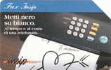 SCHEDE TELEFONICHE -PHONECARD - TELECARTE - FAX IN SIP - Public Practical Advertising
