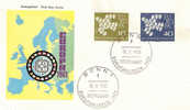 840 - GERMANIA - FDC Europa 1961 - (L) - 1961