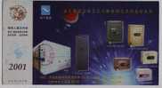 Fire Safes,Mobile Cabinet,Guns Cabinet,China 2001 Haining Group Advertising Pre-stamped Card - Other & Unclassified