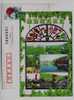 Vegetable,Fruit,Windmill Village,China 2000 Zhucheng Sightseeing Agriculture Advertising Pre-stamped Card - Windmills