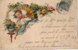 FAIRE PART NAISSANCE, Carte Gaufrée, (martin 1906) - Naissance