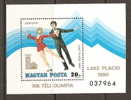 1979: Hongarije / Hungary / Ungarn / Hongrie - Michel: BL 140A ** - Winter 1980: Lake Placid