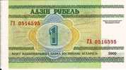 1 Rublei  "BIELORUSSIE"  2000    UNC    Ro 9 - Bielorussia