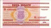 5 Rublei  "BIELORUSSIE"  2000    UNC    Ro 8 - Belarus