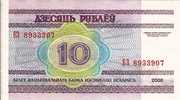 10 Rublei  "BIELORUSSIE"  2000    UNC    Ro 9 - Bielorussia