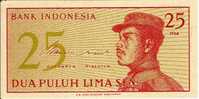 25 Sen   "INDONESIE"   1964    UNC   Ble 40 42 - Indonesië