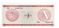 CUBA,1 PESO SERIES A 1985 KMFX1 SC/PLANCHA/UNC    DL-3799 - Cuba