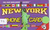 Telefonkarte Telecarte Statue Of Liberty (73) Statue De La Liberte New York USA  Phonecard - Landscapes