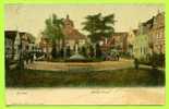 ZERBST. MOLTKE Platz .Animed RARE. Mailed To FRANCE In 1908.ALLEMAGNE - Zerbst