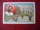 IMAGE & CHROMO PUBLICITAIRE 1933 CAMERON PASSAGE DU LOVOI TRAVERSEE DE L AFRIQUE 1878  LES EXPLORATEURS  CELEBRES - Colecciones