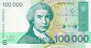 CROACIA  100.000  DINARES  30-5-1993   KM#27  PLANCHA/UNC     DL-4061 - Kroatien