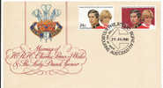 AUSTRALIA 1981 FDC Marriage Of HRH Charles, Prince Of Wales & The Lady Diana Spencer. MOLTO BELLA - Cartas & Documentos