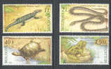 2005 MOLDOVA Reptiles 4v+MS MNH - Slangen