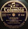 Colette MARS - Nostalgie / Rien N´est Si Bleu. 78T Etat Neuf - 78 Rpm - Schellackplatten