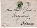 Br048/ BRASILIEN - Freiheitskopf 300 Reis, 1903, Einzelfrankatur, Norwegen - Lettres & Documents