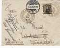 Br103/  BRASILIEN - 300 Reis Floriano Peixoto 1909. Sao Paulo/Düsseldorf/München - Cartas & Documentos