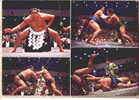 WRESTLING - SUMO Lucha Japonesa Photo Postcard Publisher:NBC Series - # 848 -1982s /140 - Wrestling