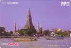 Carte Prépayée Japon - Site THAILANDE - THAILAND Related Japan Prepaid Lagare Card  - Religion TEMPLE TEMPEL - 03 - Cultura