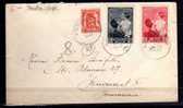 Belgique 1937, Reine Astrid Et Prince Baudoin Sur Lettre De Dendermonde Vers La Roumanie - Lettres & Documents