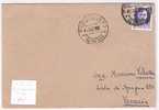 3025)lettera Con 50c Imperiale Da Portogruaro A Venezia Il 17-12-1943 - Marcofilía