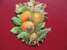 IMAGE & CHROMOS DECOUPIS CERTAINS ENTRE 1890 &  APRES 1900 EN RELIEF / FRUITS /FLEURS - Fleurs