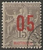 MARTINIQUE N° 78 OBLITERE Lettres Espacées - Oblitérés
