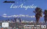 Telefonkarte USA Verbunden (5) LOS ANGELES - Telecarte Les Etats-Unis Reliée  Phonecard USA Related - Japan Phonecard - Landscapes