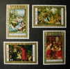 DAHOMEY 1975 NOEL NAVIDAD CHRISTMAS - YVERT A 244-247 - Unused Stamps