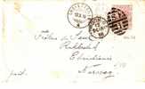 GBV054/Victoria2½ D,1878, Norwegen ,Christina (Oslo)Ankunft19.10.78 - Cartas & Documentos