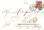 GBV064 / Six Pence 1874(Pl. 9) Ex Liverpool  Nach  Intra, Italien - Brieven En Documenten
