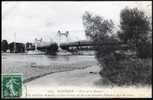 04 **Achat Immédiat*  MANOSQUE -2373- Pont Sur La Durance, Pont Métallique Suspendu, CPA Voyagé En 1913 - Manosque