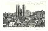 Bruxelles. Brussel. Panorama. Vue Sur L'église Sainte-Gudule. Zicht Op Sint-Gudula Kerk. - Mehransichten, Panoramakarten