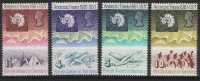 BRITISH ANTARCTIC TERRITORY - 1971 - 10° ANN. DEL TRATTATO PER L´ANTARTICO - UCCELLI, FOCHE, PINGUINI - YT 39/42 ** - Pinguini