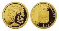 LATVIA -The Golden Apple Tree 2007 Gold Coin Proof - Letonia