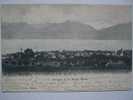 Morges Et Le Mont Blanc Voyagé Daillens 1904 - Daillens