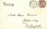 GBV114 / Manchester-Elberfeld 1885, Victoria-Breitformat - Storia Postale
