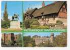 " Picturesque Warwickshire" :Coventry, Stratford-upon-Avon,Kenilworth Castle,Warwick Castle; Chaumière ;TB - Stratford Upon Avon