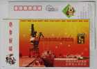 Ship,Crane,Harbor,China 2006 Jiangsu Dafeng Port New Year Greeting Postal Stationery Card - Other (Sea)