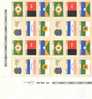 BRASILE 1982 - Yvert 1571/5** - (blocco Di 4) Bandiere - Unused Stamps