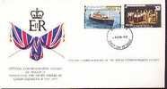 Jolie FDC 1er Jour Anguilla Silver Jubilee Queen Reine Elizabeth II 9-02-1977 - Drapeau Flag Armoiries - Anguilla (1968-...)