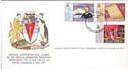 Jolie FDC 1er Jour BAT British Antartic Territ. Silver Jubilee Queen Reine Elizabeth II 9-02-77 Armoiries Pingouin - Autres & Non Classés