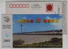 Training Court,truck,China 2001 Zhejiang Traffic Vestibule School Advertising Pre-stamped Card - LKW