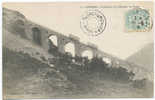 FRANCE  1905 LOURDES. Funiculaire Du Grand-Jer,le Viaduc. Voyagée. - Seilbahnen