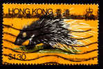 HONG-KONG - Yvert  - 380 - Cote 1.75 € - Rongeurs