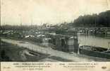 95 - VAL D´OISE - PERSAN BEAUMONT -1914- PONT De PENICHES Par Les MILITAIRES Du GENIE - MARINIER - BATELLERIE - PENICHE - Persan