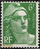 FRANCE 1951 - YT N° 884 ** - Marianne De Gandon - 6f Vert - 1945-54 Marianne Of Gandon