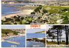 ERQUY - 4 Vues : Vue Panoramique - Le Port - La Pointe - Contre Jour Sur La Pointe D´Erquy - Erquy