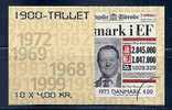 DENMARK - Le 20e Siecle  (IV) - Yvert # Carnet C1266  - VF CANCELLED - COMPLETE - Postzegelboekjes